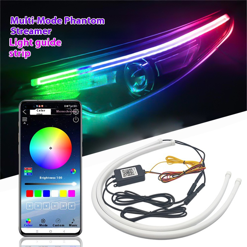 Rgb Underglow Strip - 2PCS 자동차 LED 스트립 라이트 유연한