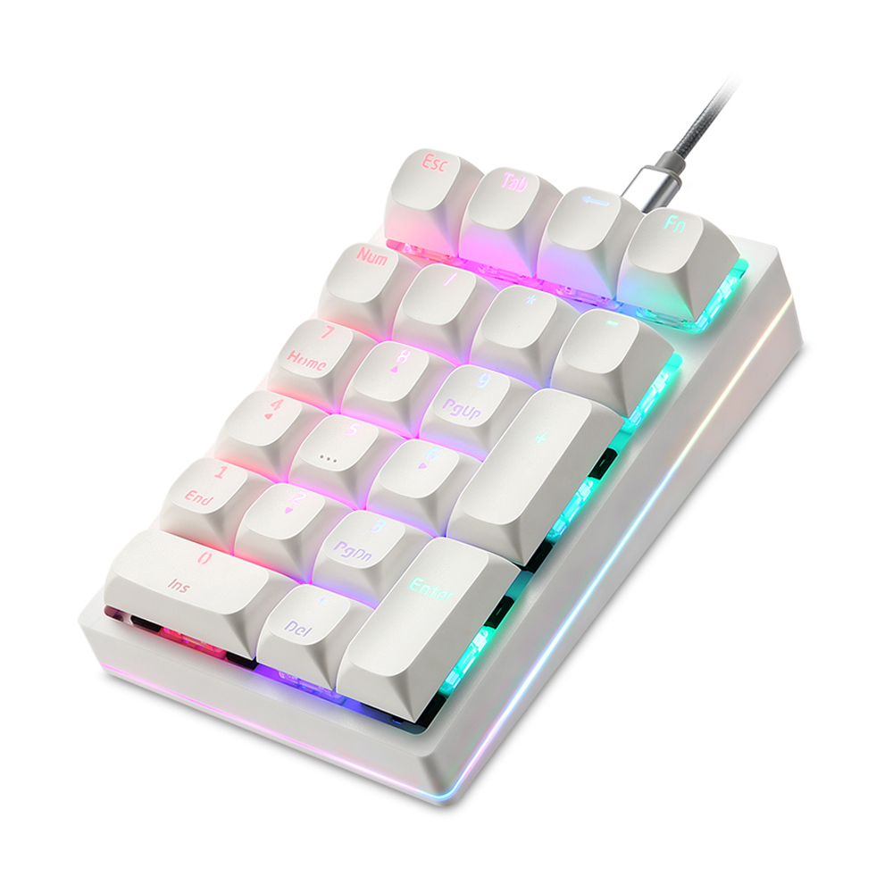 Gaming Keyboard Half - K24Pro 기계식 숫자 키패드, 핫 스왑