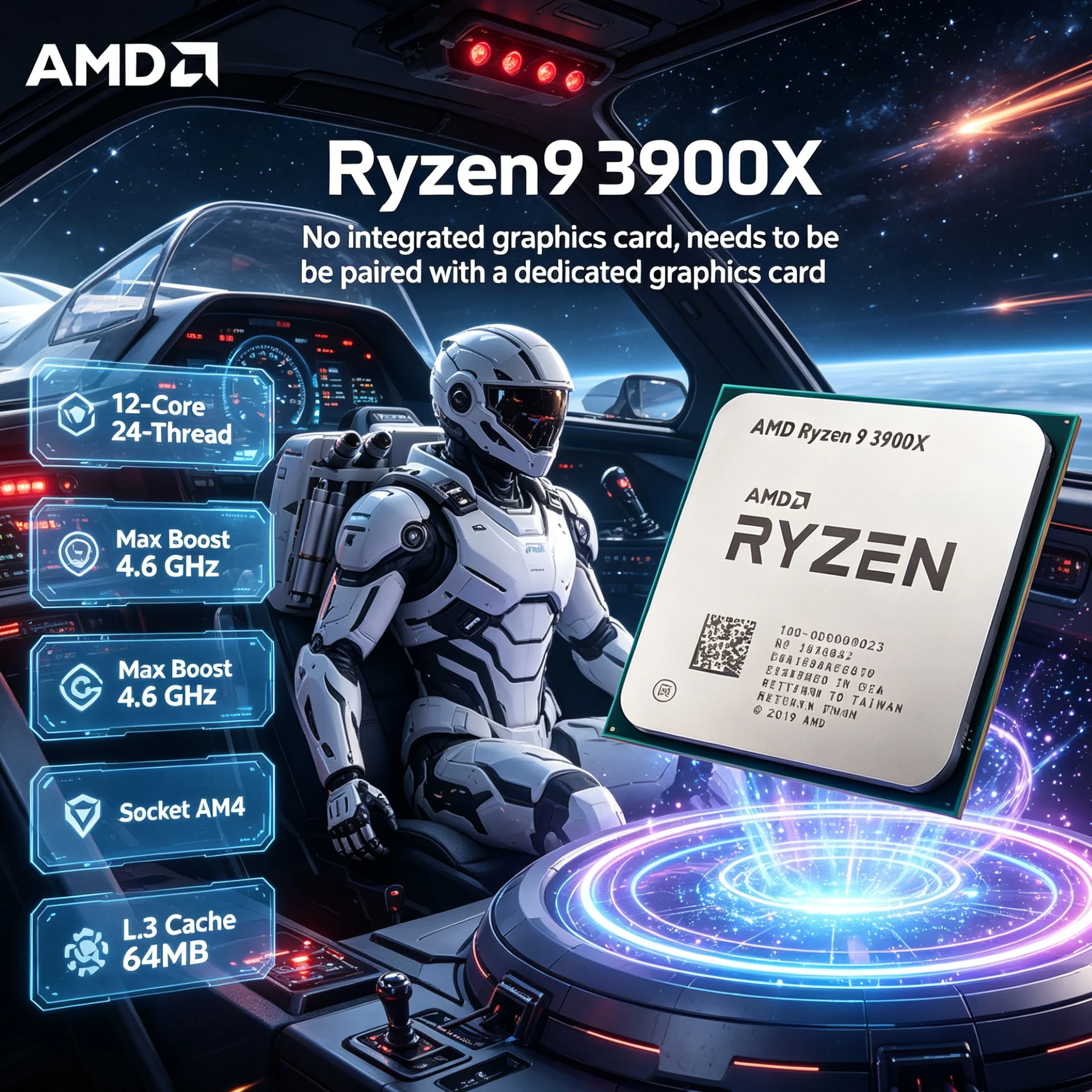Amd Cpu Ryzen 9 - AMD 라이젠 9 3900X, 12코어, 24스레드,