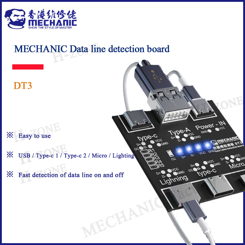 Mechanical Switch Tester - MECHANIC DT3 데이터 케이블 감지 보드