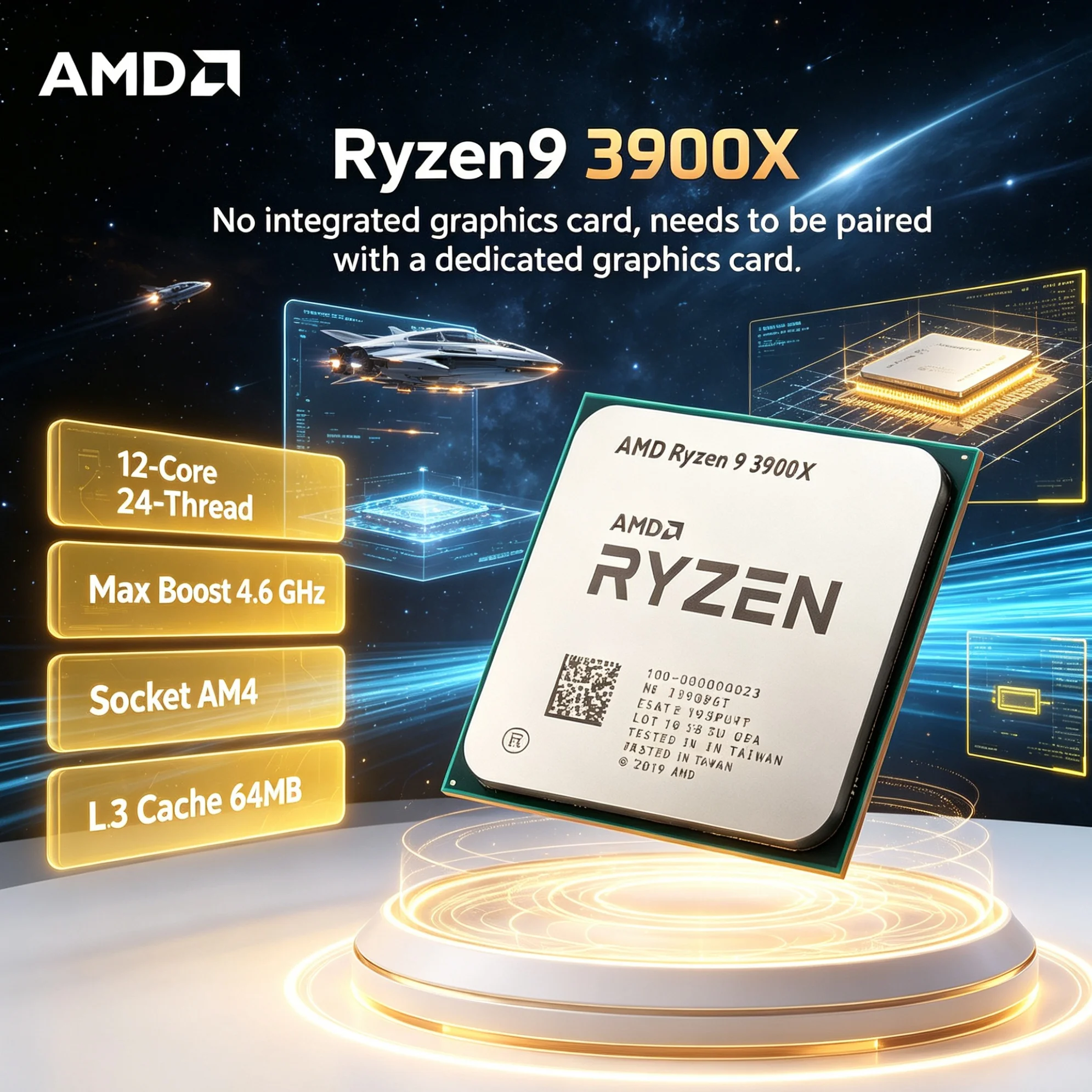 Amd Cpu Ryzen 9 - AMD CPU 라이젠 9 3900X 프로세서,