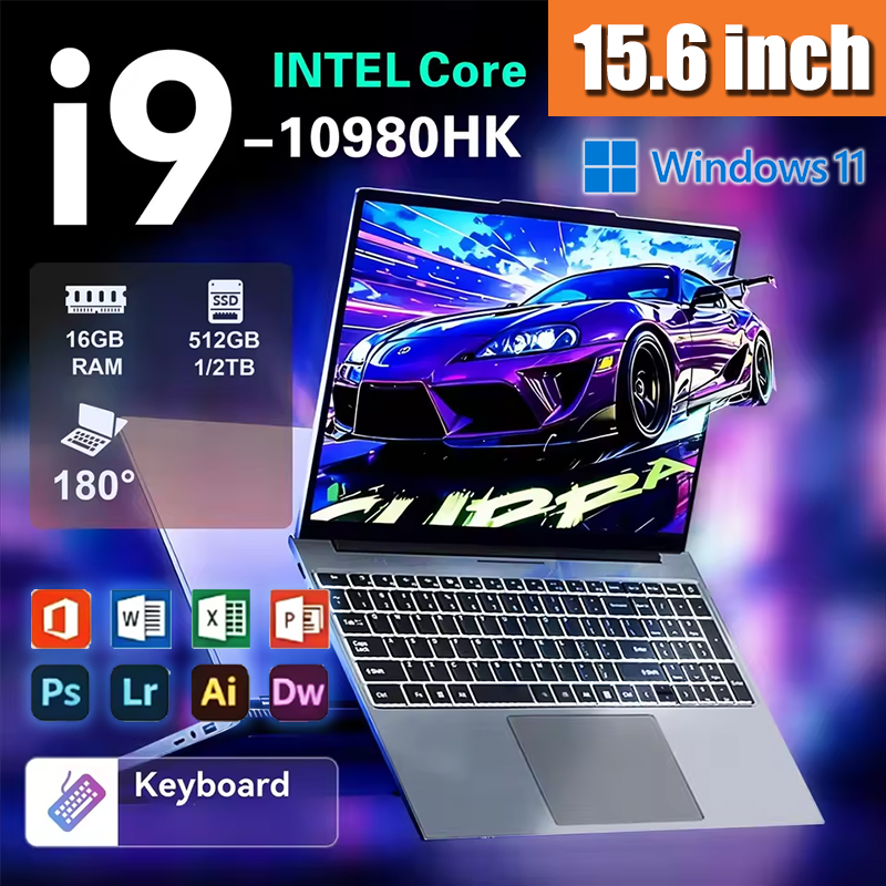 Gaming Keyboard Backlit - 15.6인치 인텔 N95 휴대용 노트북 윈도우11