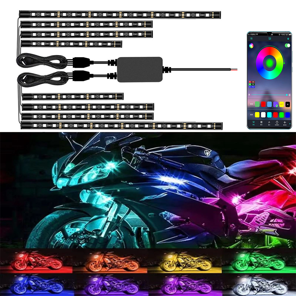 Rgb Underglow Strip - 오토바이 LED 장식 조명 rgb LED