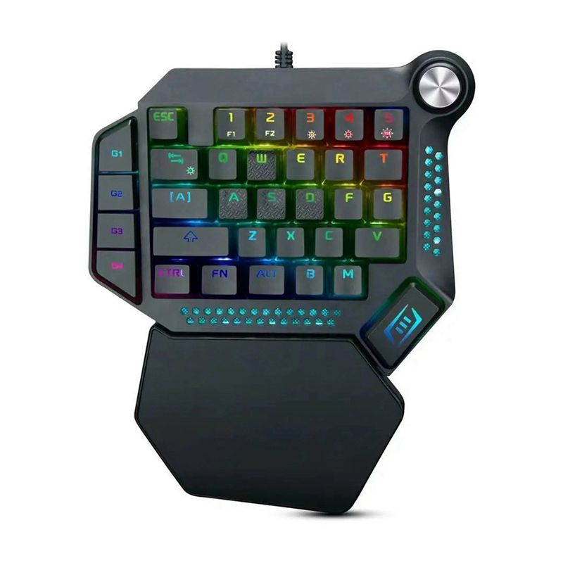Gaming Keyboard Training - AEF6-한 손으로 작동하는 기계식 게이밍 키보드