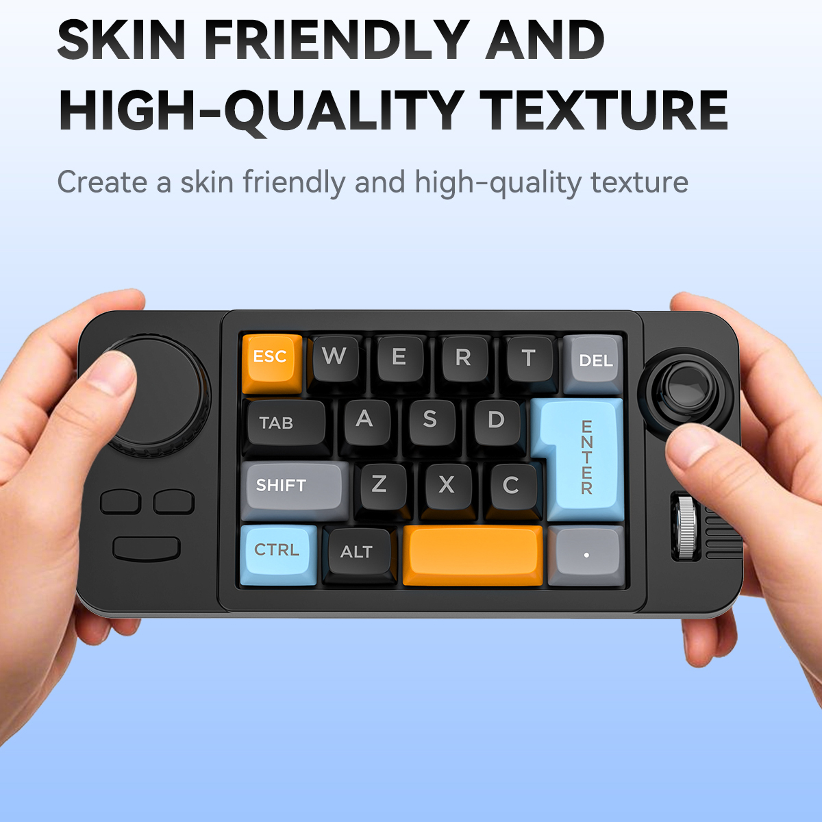 Gaming Keyboard Half - 볼륨 스크롤이 있는 핫 스왑 유선