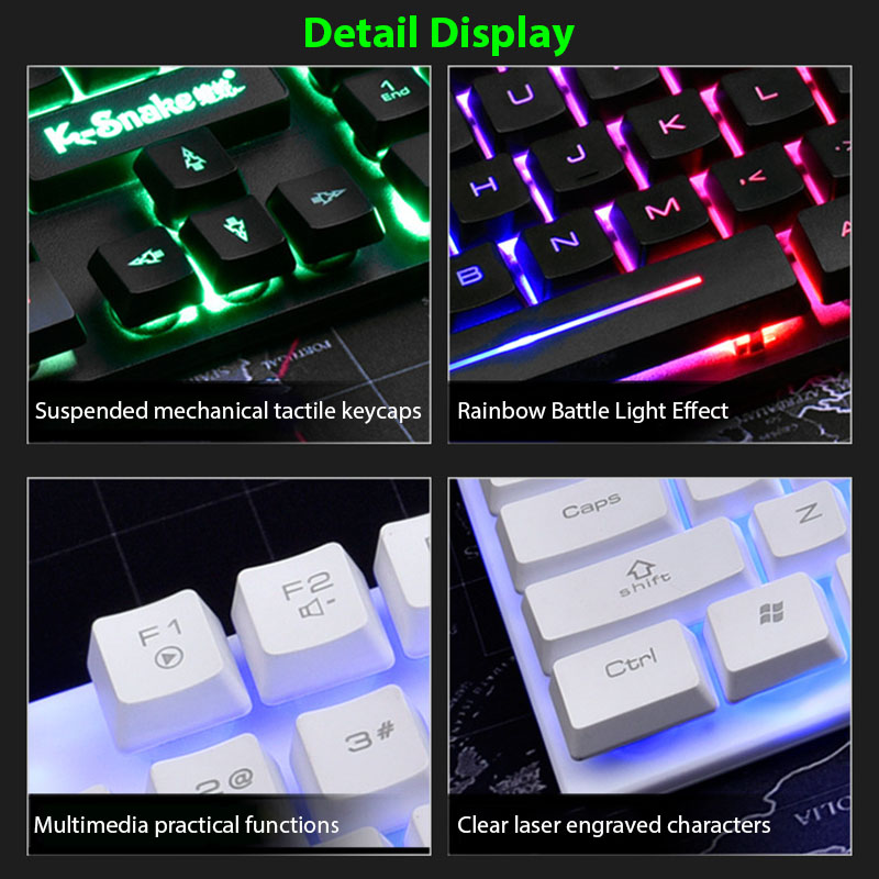 KM320 키보드 및 마우스 세트 방수 발광 게임 백라 - Gaming Keyboard And Mouse For Xbox 리뷰 및 가격