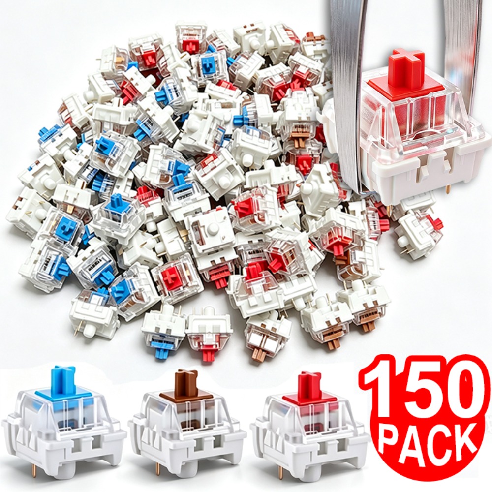 1-150Pcs 3 핀 DIY 기계식 키보드 스위치 블 - Gaming Keyboard Blue Switches 리뷰 및 가격