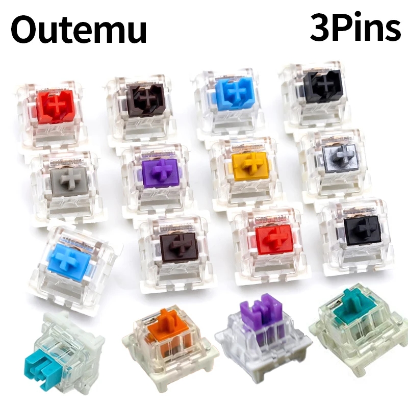Outemu 기계식 키보드 스위치 3Pin 방진 선형  - Mechanical Switch Tester 리뷰 및 가격