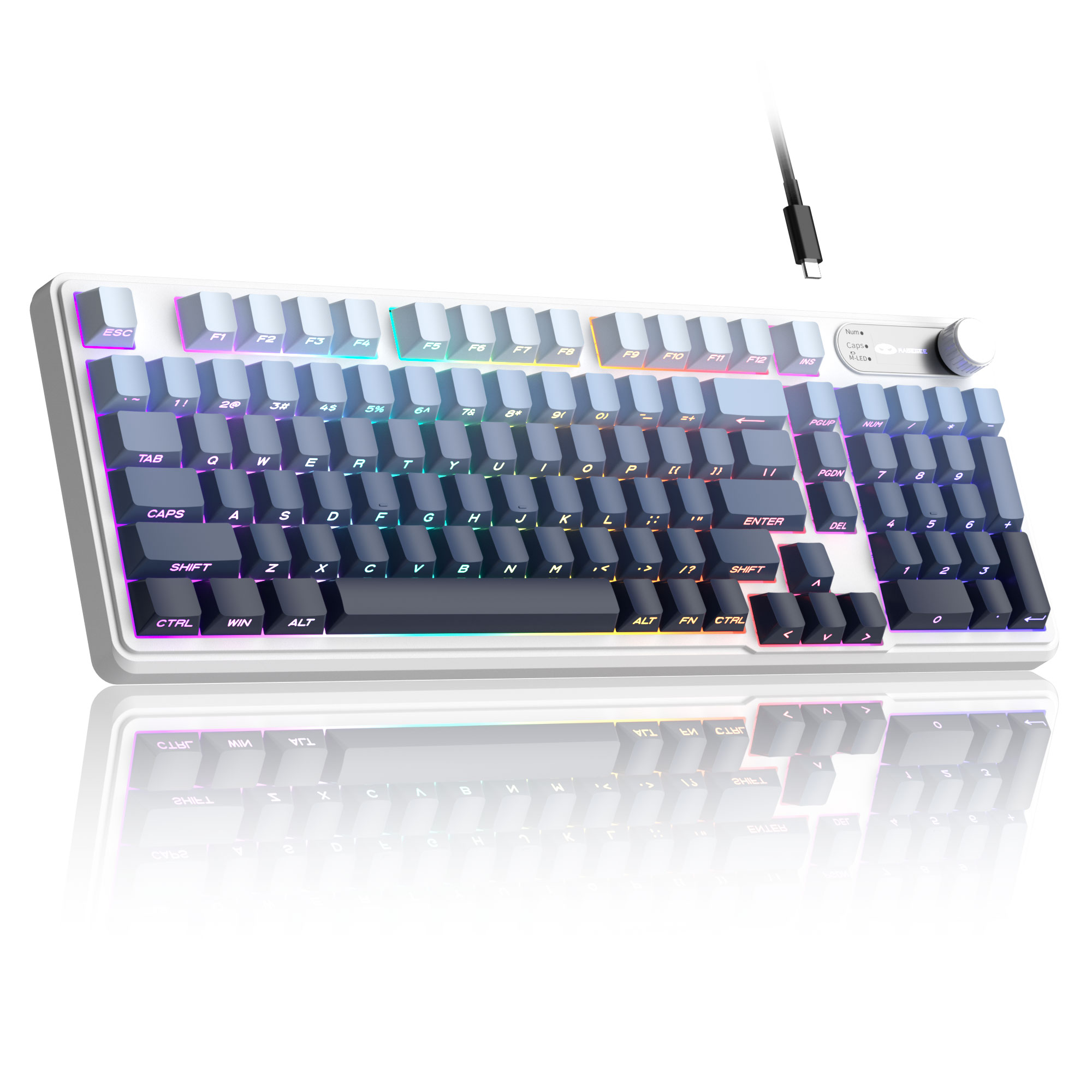 98% MageGee GK960 유선 멤브레인 키보드, - Gaming Keyboard Thocky 리뷰 및 가격