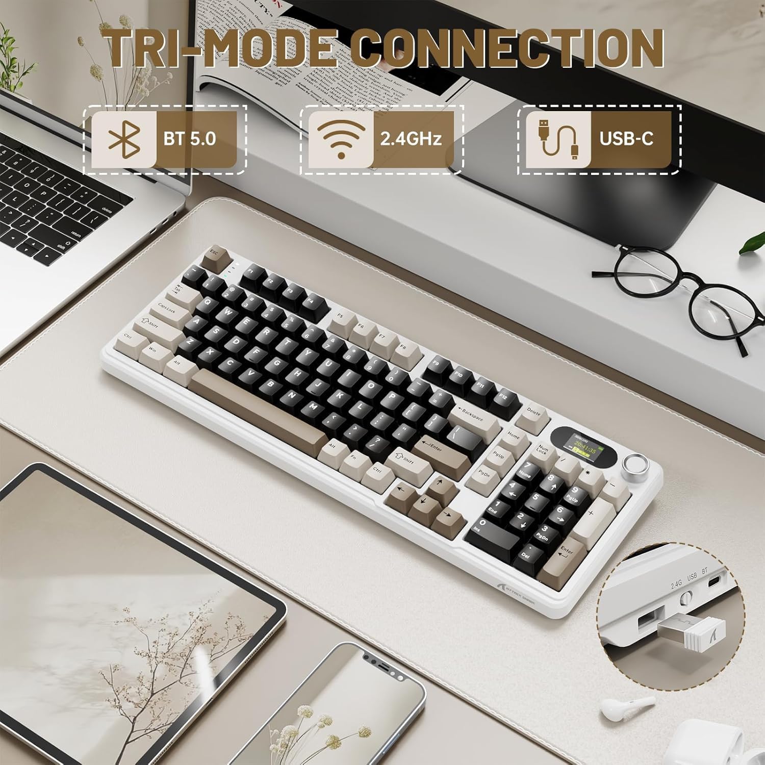 ATTACK SHARK X98Pro 무선 기계식 키보드 - Keyboard Gaming Mac 리뷰 및 가격