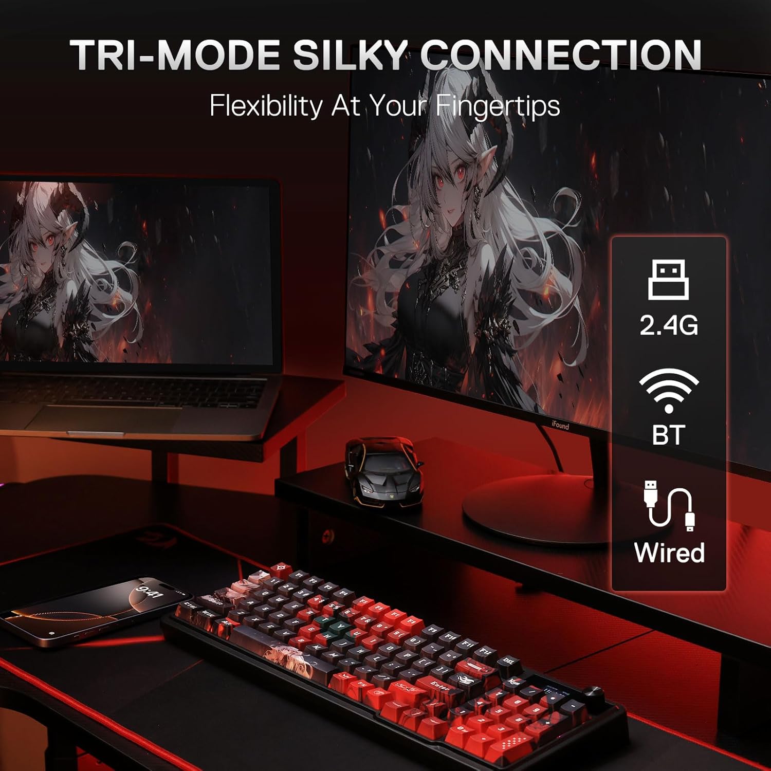 Redragon K719 PRO 무선 가스켓 게임 하이 - Gaming Keyboard Thocky 리뷰 및 가격