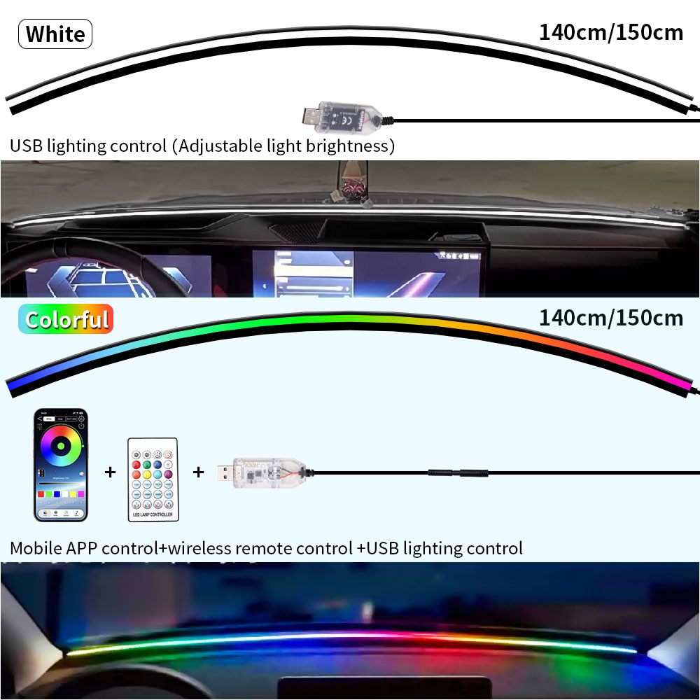 140/150CM 자동차 앞유리 실리콘 씰 스트립 RG - Rgb Underglow Strip 리뷰 및 가격