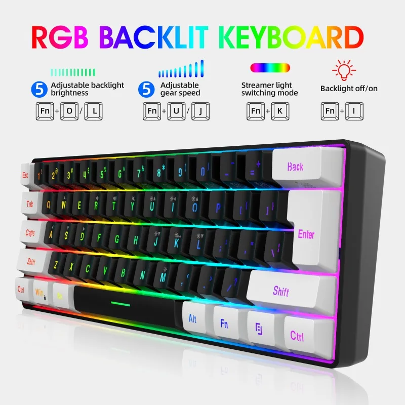 키보드 및 마우스 60% 컴퓨터 게임용 콤보 키트 PC - Gaming Keyboard And Mouse Mobile 리뷰 및 가격