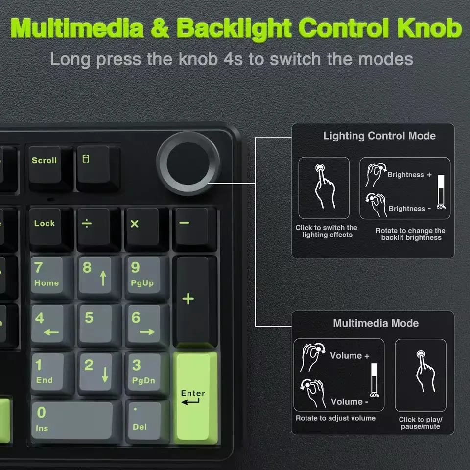 AULA F99PRO 게임용 기계식 키보드 99 키 3 - Gaming Keyboard Thocky 리뷰 및 가격