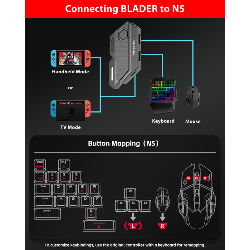 콘솔 게임 변환기, 모바일 게임용 키보드 및 마우스 어 - Gaming Keyboard And Mouse For Xbox 리뷰 및 가격