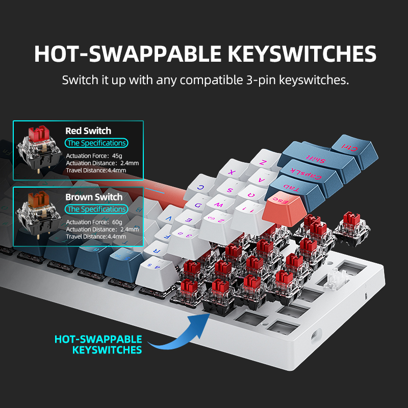 K500-B61 마체니크 미니 기계식 키보드 60% 폼 - Gaming Keyboard Blue Switches 리뷰 및 가격