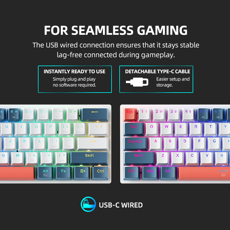 K500-B61 마체니크 미니 기계식 키보드 60% 폼 - Gaming Keyboard Blue Switches 리뷰 및 가격