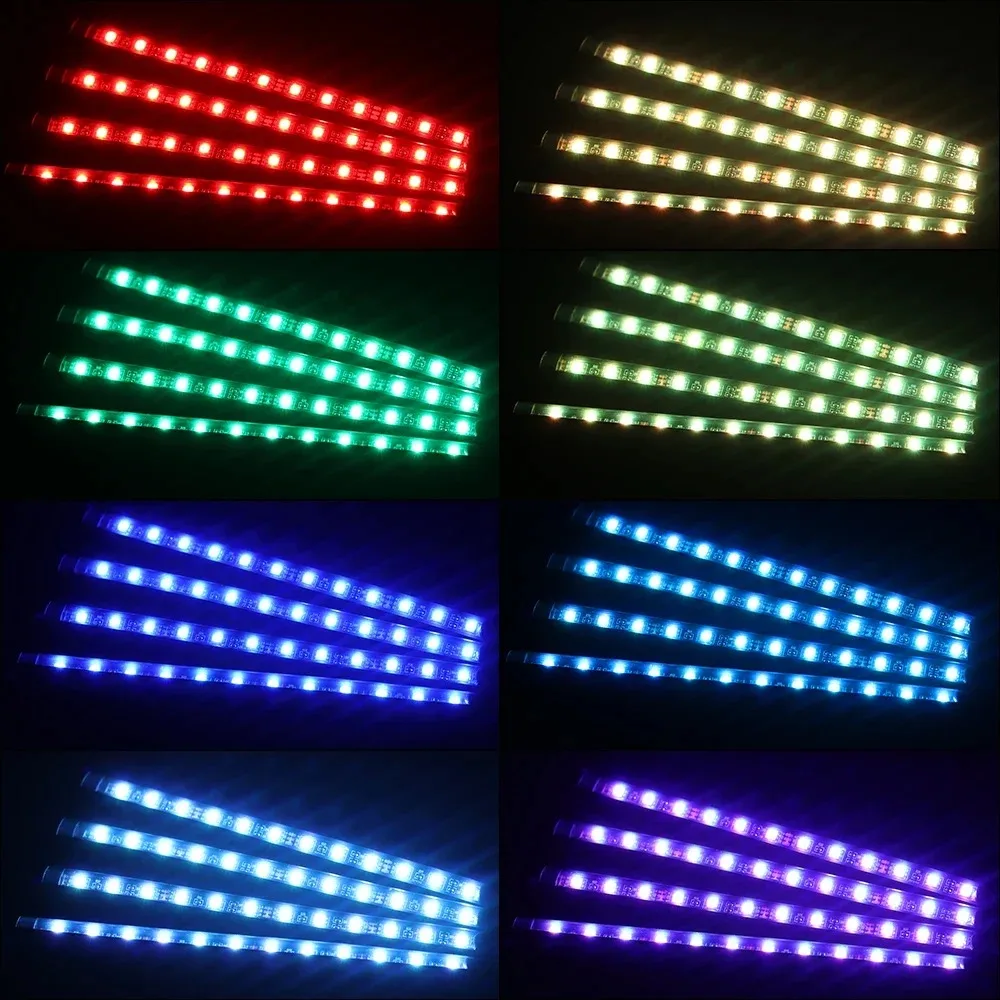 유니버설 48 LED USB 자동차 RGB 엠비언트 풋 - Rgb Underglow Strip 리뷰 및 가격