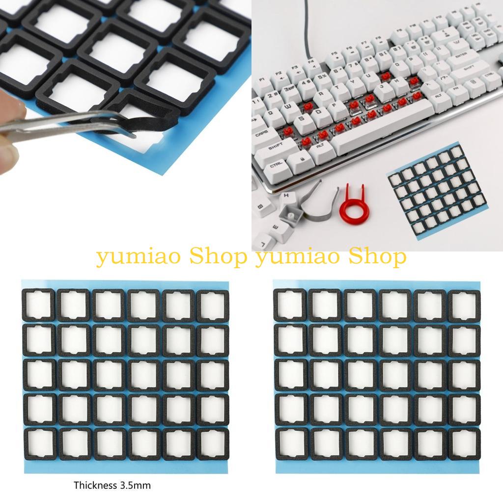 587B 120Pcs 스위치 소음기 패드 기계식 키보드 - Foam Dampener Sheet 리뷰 및 가격