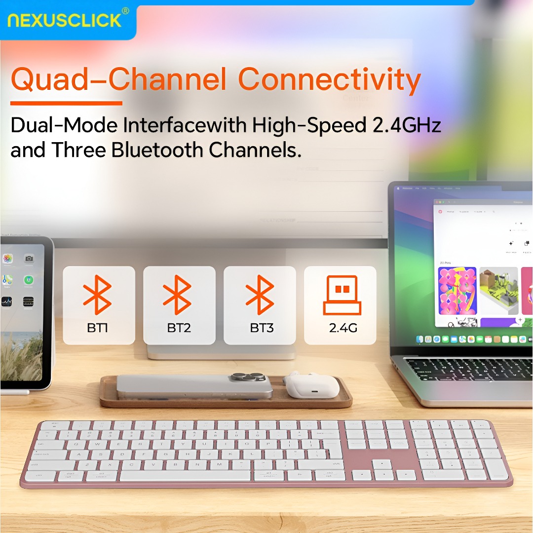 NexusClick 충전식 무선 키보드 마우스 콤보,  - Keyboard Gaming Mac 리뷰 및 가격