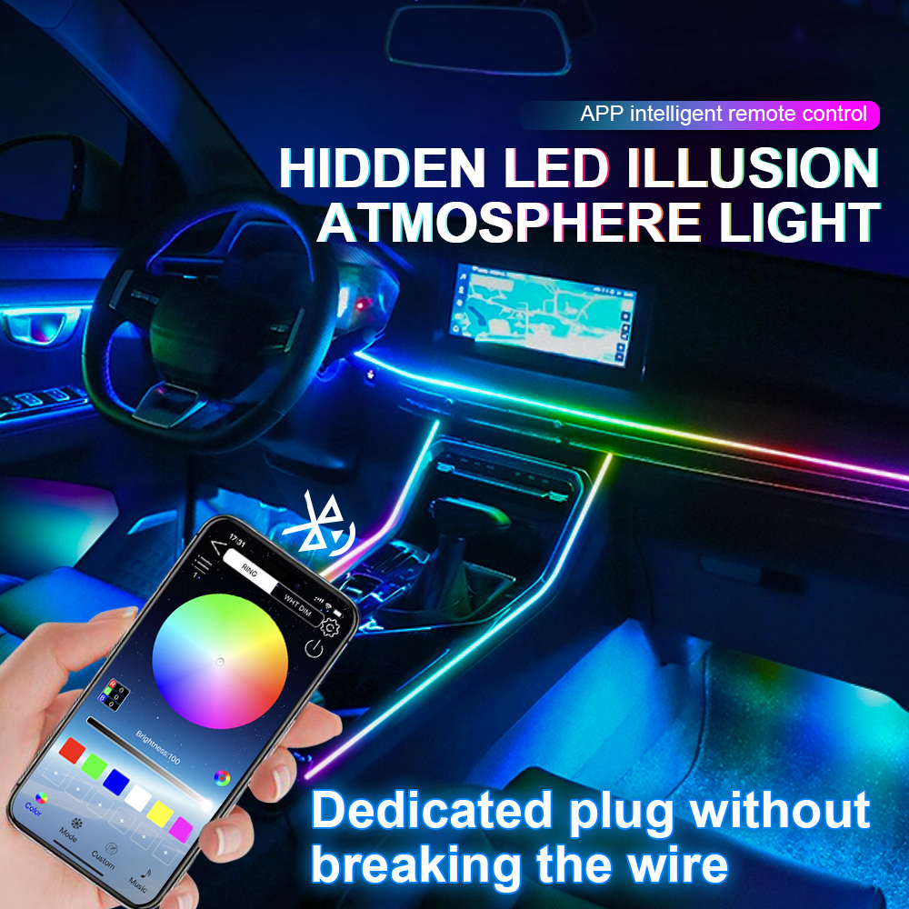 6/10/14/18 in 1 차량용 무드등 LED RG - Rgb Underglow Strip 리뷰 및 가격