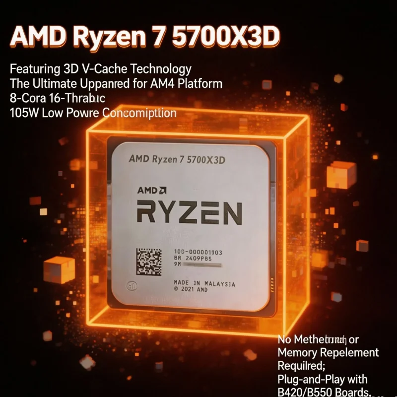 새로운 AMD Ryzen 7 5700X3D R7 570 - Amd Cpu Ryzen 7 리뷰 및 가격