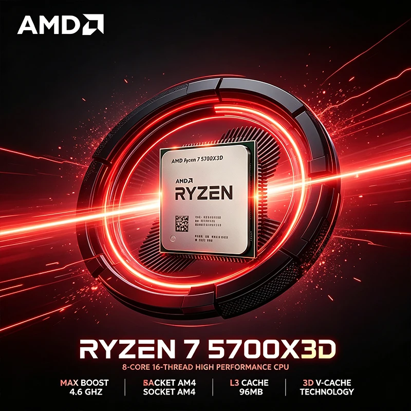 AMD 라이젠 7 5700X3D 데스크톱 CPU, 8코 - Amd Cpu Ryzen 7 리뷰 및 가격