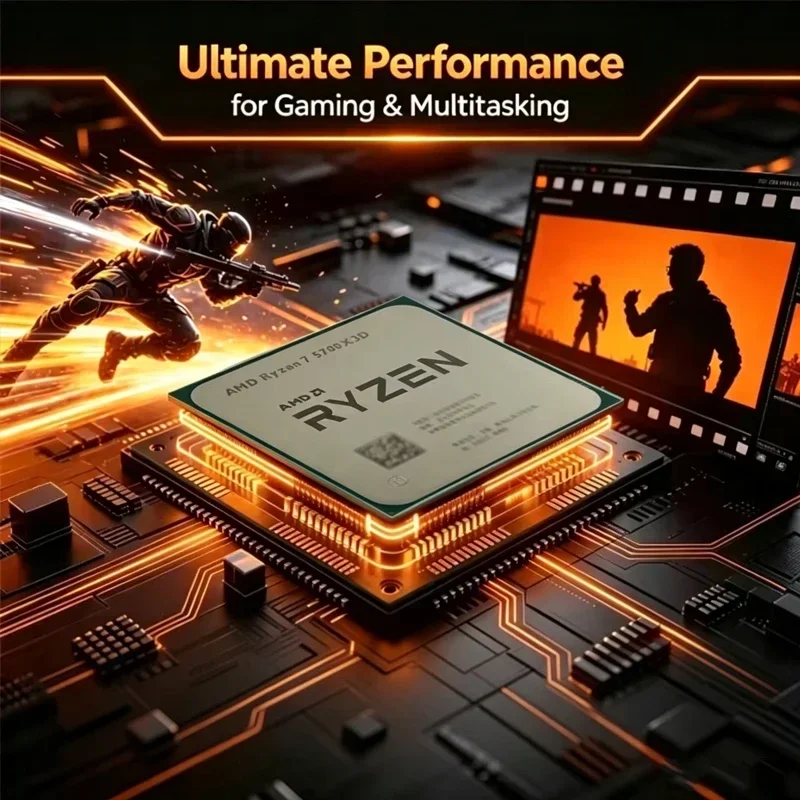 AMD 라이젠 7 5700X3D 데스크톱 CPU, 8코 - Amd Cpu Ryzen 7 리뷰 및 가격