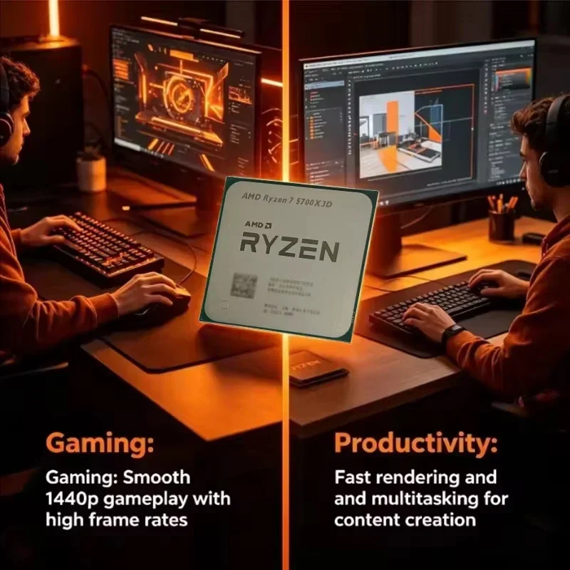AMD 라이젠 7 5700X3D 데스크톱 CPU, 8코 - Amd Cpu Ryzen 7 리뷰 및 가격