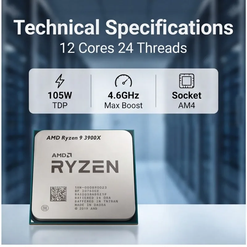 AMD 라이젠 9 3900X, 12코어, 24스레드,  - Amd Cpu Ryzen 9 리뷰 및 가격
