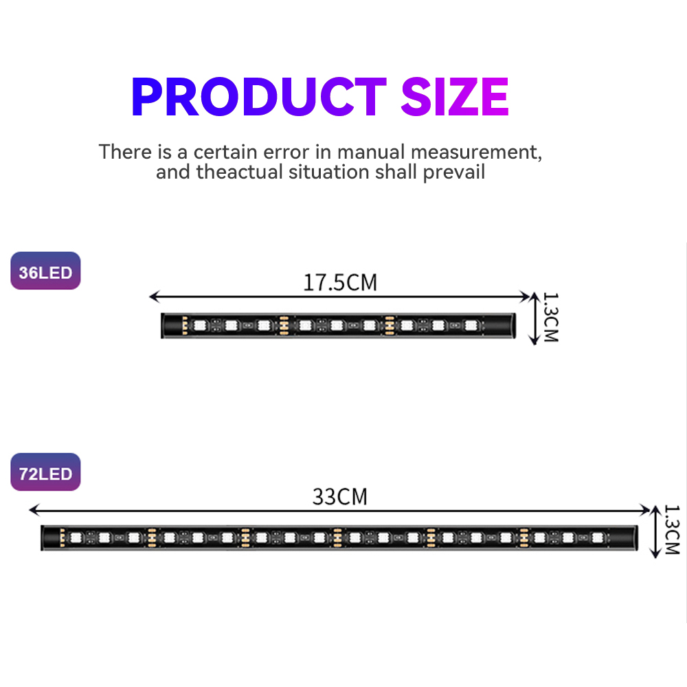 RGB LED 오토바이 분위기 풋 라이트 키트, 앱 음 - Rgb Underglow Strip 리뷰 및 가격