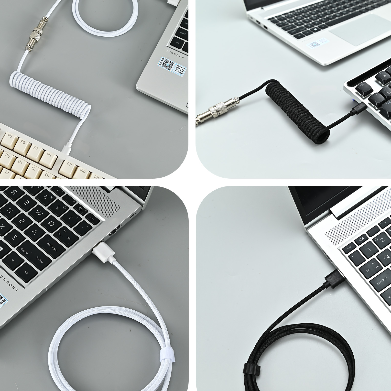 기계식 키보드 코일 케이블 에비에이터 케이블 Type- - Coiled Usb Cable 리뷰 및 가격