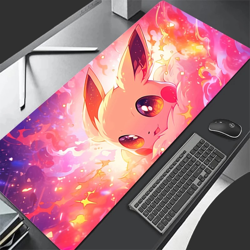 P-포켓몬 이브이 애니메이션 게임용 마우스 패드, PC - Gaming Keyboard Easy To Clean 리뷰 및 가격