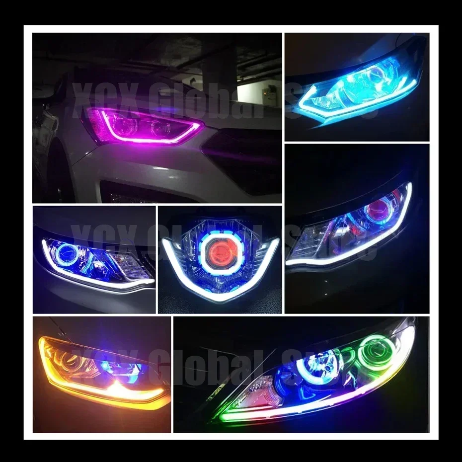 심포니 DRL 자동차 LED 주간 러닝 라이트 APP  - Rgb Underglow Strip 리뷰 및 가격