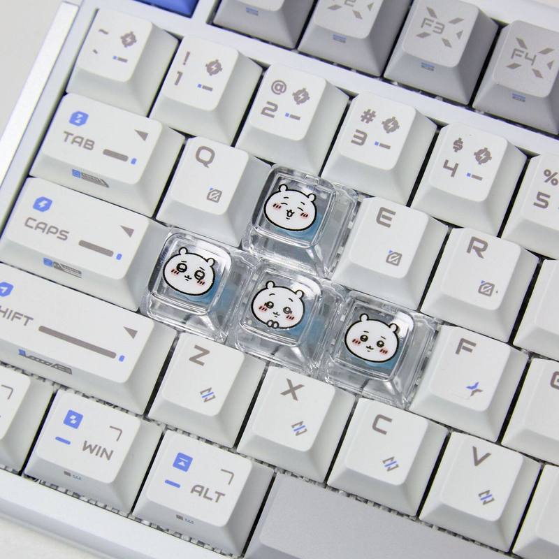 Chiikawa 4 Pcs 수제 투명 Pc 백라이트 맞 - Gaming Keyboard Backlit 리뷰 및 가격