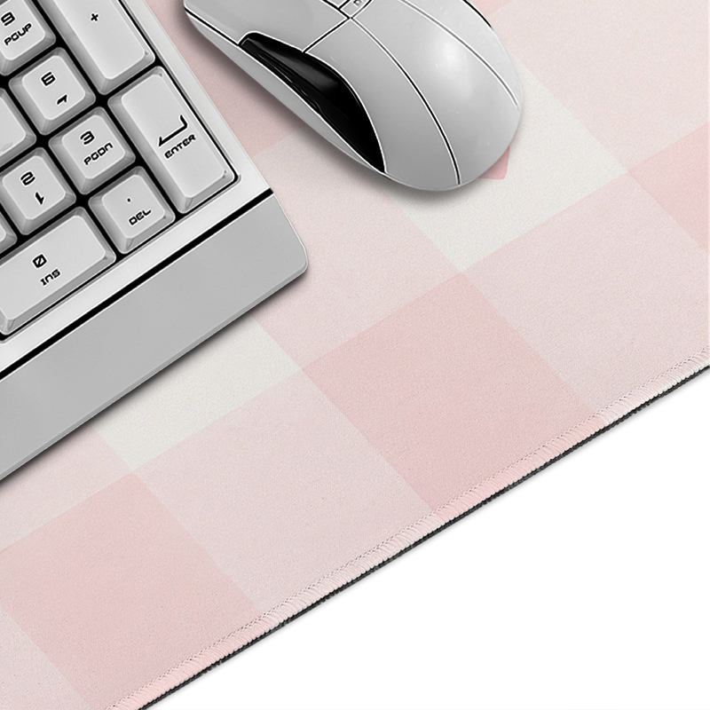 핑크 플레이드 마우스 패드 게이머 XL 새로운 맞춤형  - Keyboard Mouse Bundle Gaming 리뷰 및 가격