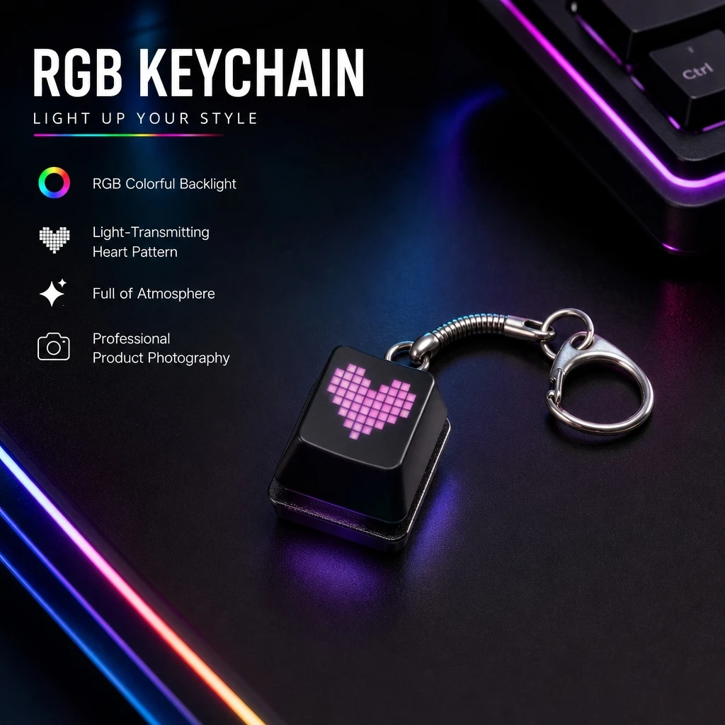 미니 RGB 키보드 키체인 피젯 토이 기계식 테스터 다 - Mechanical Switch Tester 리뷰 및 가격
