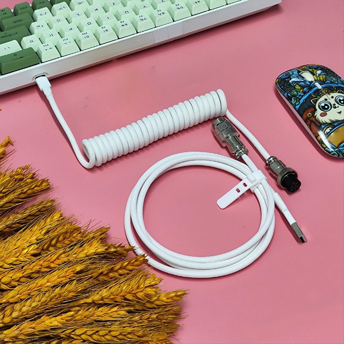 AAAE USB 타입-C 게이밍 키보드 케이블, 이중  - Coiled Usb Cable 리뷰 및 가격