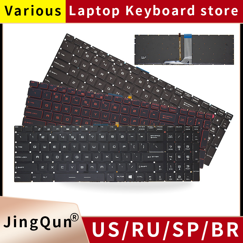 US/RU/SP/FR/TR/AR/NE MSI GT62  - Gaming Keyboard Backlit 리뷰 및 가격