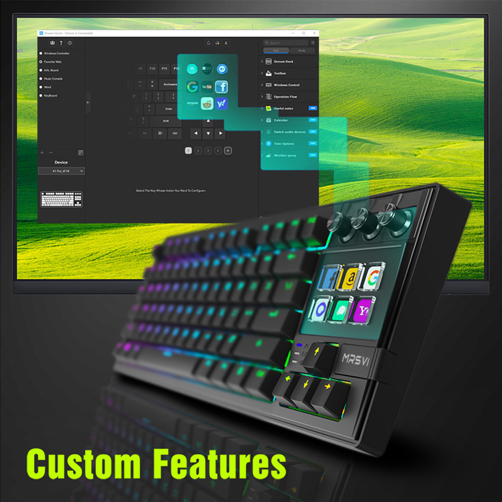 MRSVI K1 PRO 비주얼 LCD AI 키보드 80 - Keyboard Gaming Mac 리뷰 및 가격