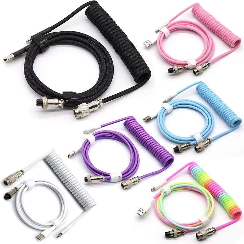 USB 타입 C 기계식 키보드 코일 케이블 하드웨어 링 - Coiled Usb Cable 리뷰 및 가격