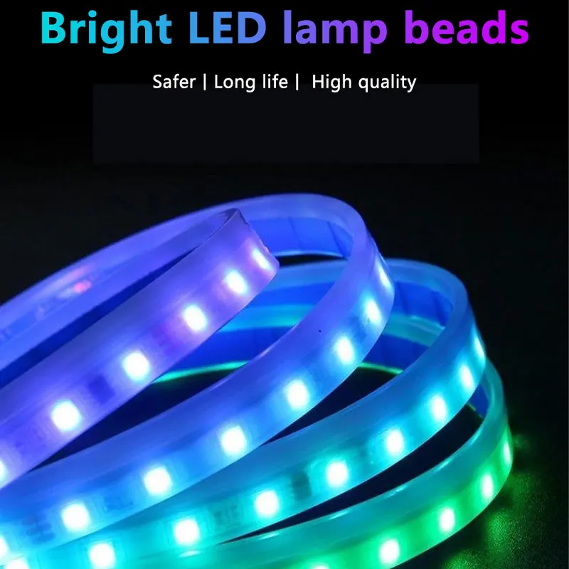120/150/180cm 자동차 후드 장식 조명 APP - Rgb Underglow Strip 리뷰 및 가격