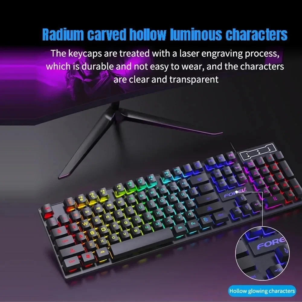 케비두메이 104 키 백라이트 기계식 키보드, 유선 게 - Keyboard Mouse Bundle Gaming 리뷰 및 가격