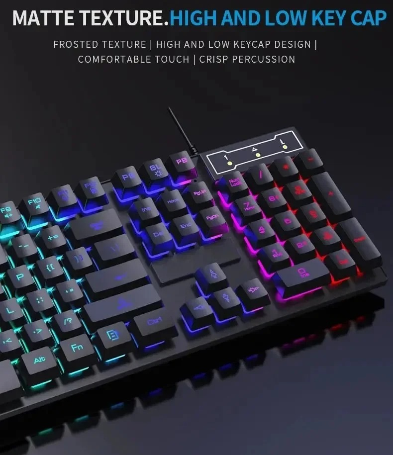 케비두메이 104 키 백라이트 기계식 키보드, 유선 게 - Keyboard Mouse Bundle Gaming 리뷰 및 가격