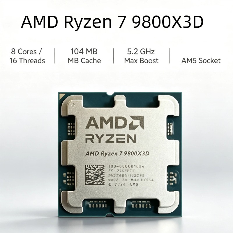 AMD 라이젠 7 9800X3D X3D 캐시 게이밍 C - Amd Cpu Ryzen 7 리뷰 및 가격
