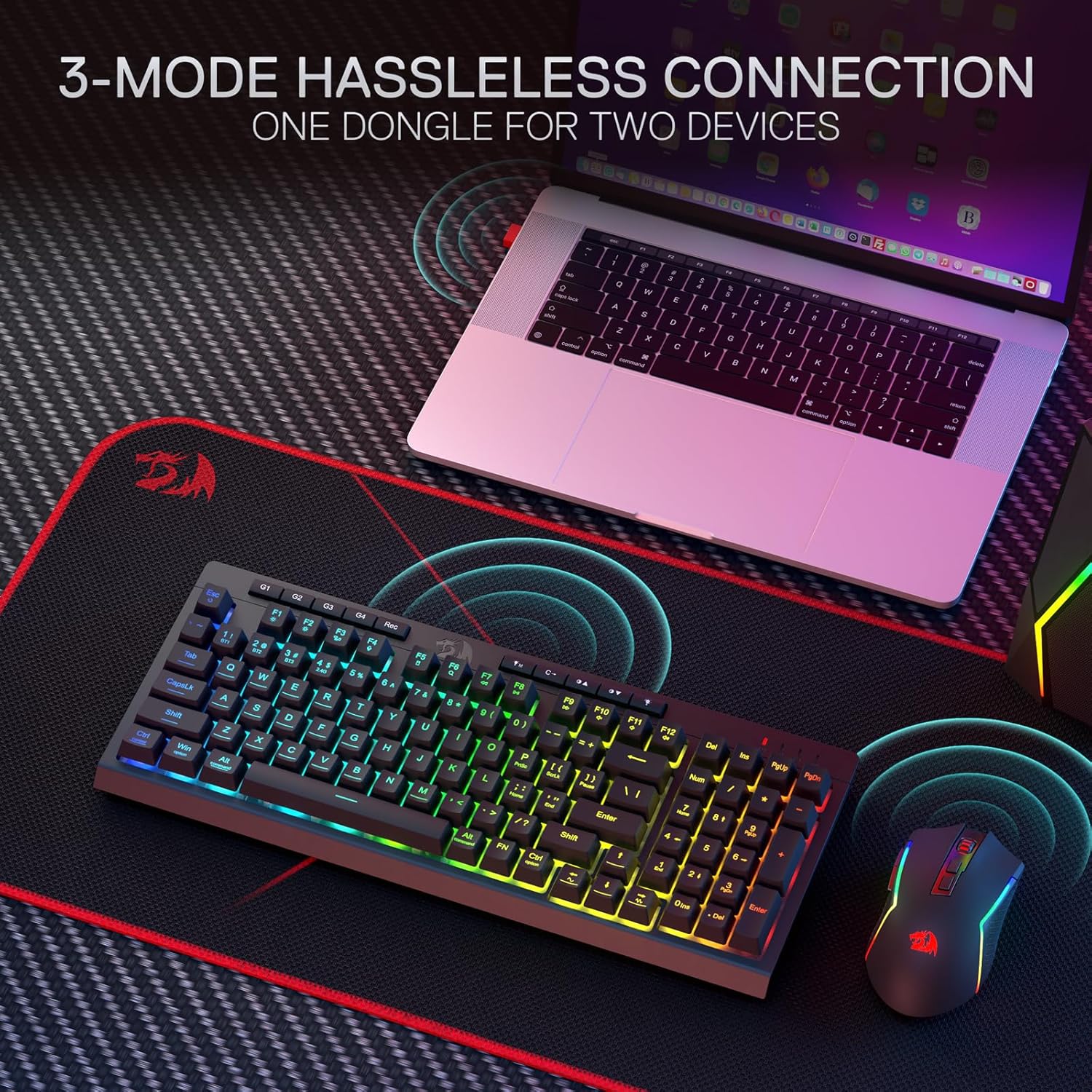레드래곤 S142 무선 게이밍 키보드 및 마우스 콤보, - Gaming Keyboard And Mouse For Xbox 리뷰 및 가격