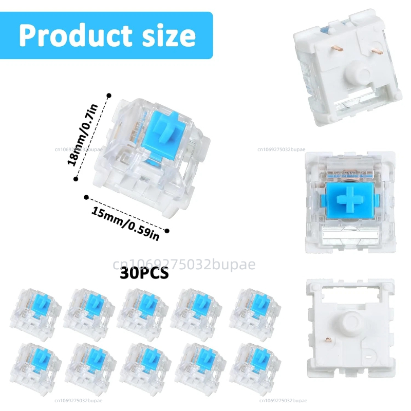 블루 기계식 키보드 스위치 3핀 클릭 타입 키캡 핫스왑 - Gaming Keyboard Blue Switches 리뷰 및 가격