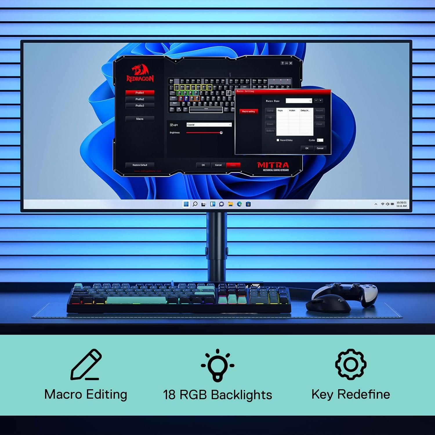 Redragon K582 SE 유선 RGB 104 키  - Keyboard Gaming Mac 리뷰 및 가격